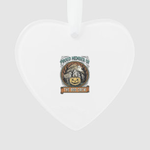 Halloween Geest Trots Lid Boo Crew Vintage Grappig Ornament