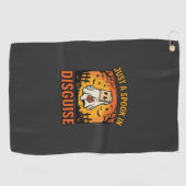 Halloween Geest Vermomming Golfhanddoek (Horizontaal)
