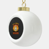 Halloween Geest Vermomming Keramische Bal Ornament (Rechts)