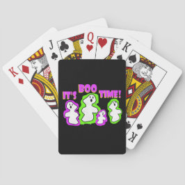 Halloween Geest Verschrikkelijke Boe Pret Pokerkaarten