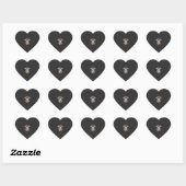 Halloween Geest Verschrikkelijke Kliek Hart Sticker (Vel)