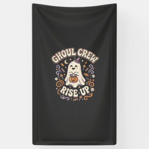 Halloween Geest Verschrikkelijke Kliek Spandoek