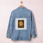 Halloween Geest Volle Maan Jack Lanterns Zombie Ha Denim Jacket (Hangar)