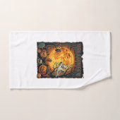 Halloween Geest Volle Maan Jack Lanterns Zombie Ha Handdoek (Handdoek)