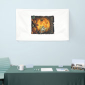 Halloween Geest Volle Maan Jack Lanterns Zombie Ha Spandoek (Beurs)