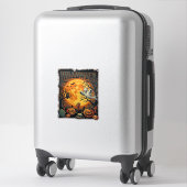 Halloween Geest Volle Maan Jack Lanterns Zombie Ha Sticker (Koffer)