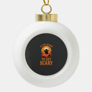 Halloween Geest Voor Het Seizoen Om Schrikbarend T Keramische Bal Ornament