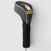 Halloween Geest Wijn Boos Design Golfheadcover (Schuin)
