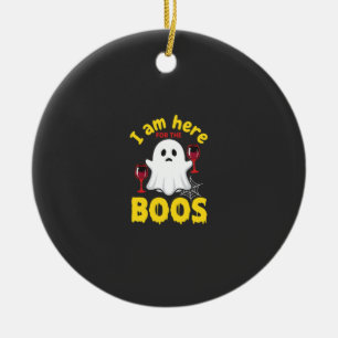 Halloween Geest Wijn Boos Design Keramisch Ornament