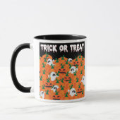 Halloween Geesten Behekste Pompoen Vlek Mok (Links)