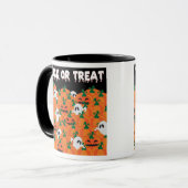 Halloween Geesten Behekste Pompoen Vlek Mok (Voorkant links)