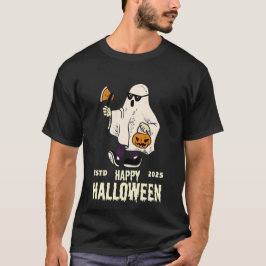 Halloween geesten bewegen in schaduwen, klaar? t-shirt