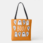 Halloween Geesten Boe Tote Bag (Achterkant)