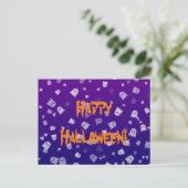 Halloween Geesten Briefkaart (Staand voorkant)
