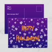 Halloween Geesten Briefkaart (Voorkant / Achterkant)