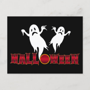 Halloween Geesten Briefkaart