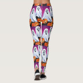Halloween geesten en pompoenen leggings (Achterkant)