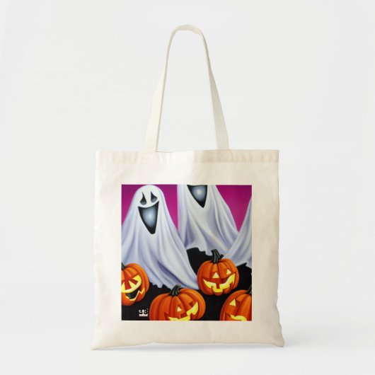 Halloween geesten en pompoenen tote bag (Voorkant)