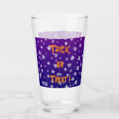 Halloween Geesten Glas (Achterkant)