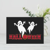 Halloween Geesten Kaart (Staand voorkant)