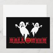 Halloween Geesten Kaart (Voorkant / Achterkant)