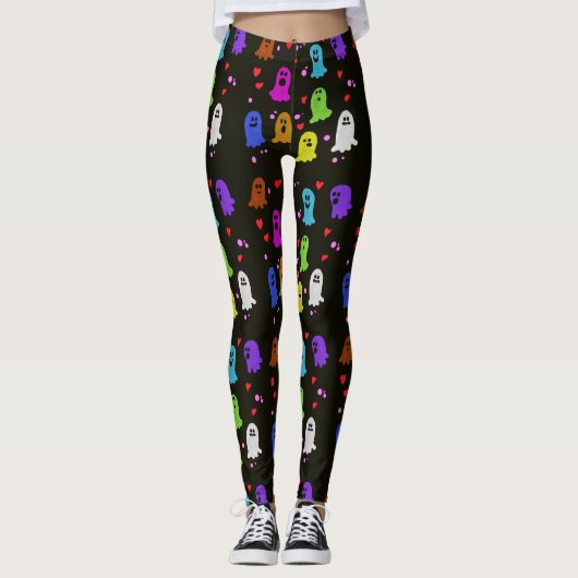 Halloween geesten Leggings (Voorkant)