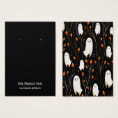 Halloween Geesten Oorbel Display Kaart (Voorkant /achterkant)