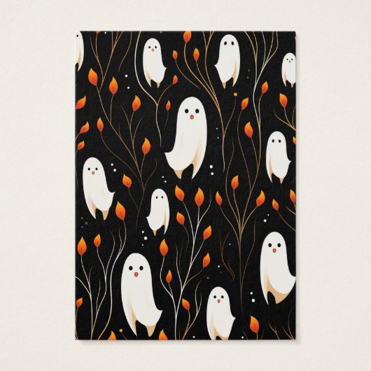 Halloween Geesten Oorbel Display Kaart (Achterkant)