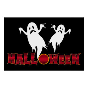 Halloween Geesten Perfect Poster