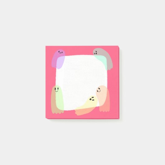 Halloween Geesten Post-it® Notes (Voorkant)