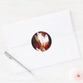 Halloween geesten ronde sticker (Envelop)