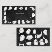 Halloween geesten spooktacular kids verjaardagsfee informatiekaartje (Voorkant / Achterkant)