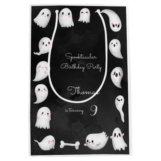 Halloween geesten spooktacular kids verjaardagsfee medium cadeauzakje (Voorkant)