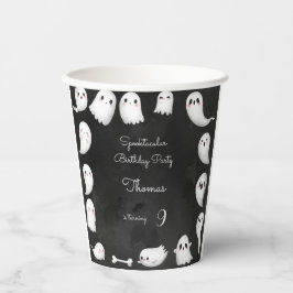 Halloween geesten spooktacular kids verjaardagsfee papieren bekers