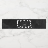 Halloween geesten spooktacular kids verjaardagsfee waterfles etiket (Enkel label)