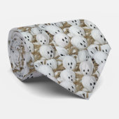 Halloween Geesten stropdas (Opgerold)