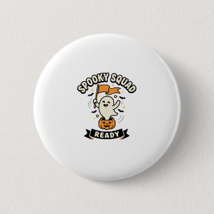 Halloween Geesten Team Ronde Button 5,7 Cm