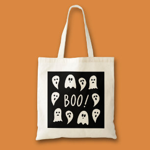 Halloween Geesten Trick or Treat Tote Bag