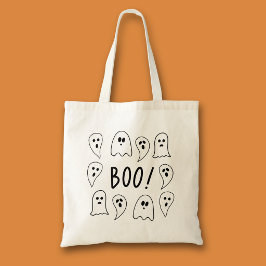 Halloween Geesten Trick or Treat Tote Bag