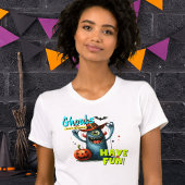 Halloween-geesten willen gewoon plezier hebben gra t-shirt