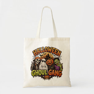 Halloween Geestenbende Griezelfamilie Tote Bag