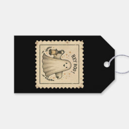 Halloween Geestenlantaarn – “Hey Boo” Cadeaulabel