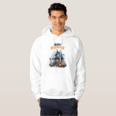 Halloween gehaakte trui hoodie (Voorkant volledig)