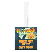 Halloween Gehakt Pies zijn de Kat's Meow Decoratie (Voorkant)