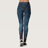 Halloween Geheime Hartens no 2 Leggings (Achterkant)