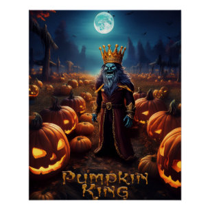 Halloween Geheime Pompoen Patch Koning Perfect Poster