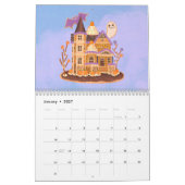 Halloween Geïllustreerde Muur Kalender (Jan 2027)