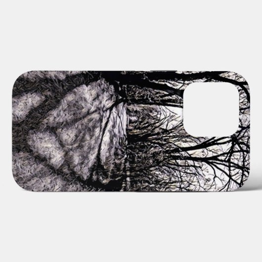 Halloween Geïnspireerd Zwart-wit Telefoonhoesje Case-Mate iPhone Case (Achterkant (horizontaal))