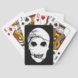 Halloween Geïnspireerde schedel Pokerkaarten