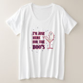 Halloween Geist Grote Maat T-shirt (Design voorkant)